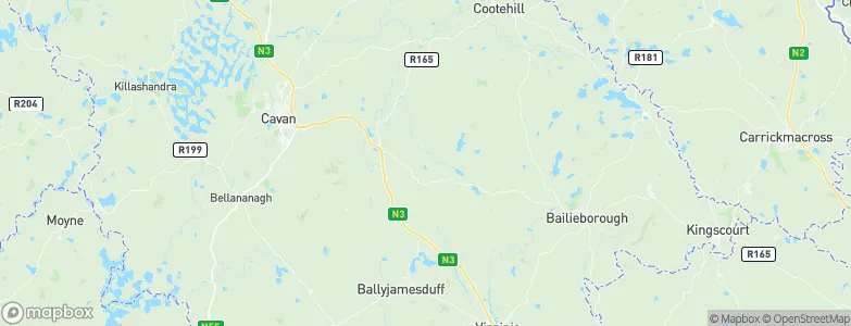 Clifferna, Ireland Map