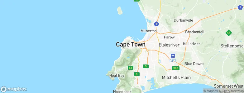 Clifton, South Africa Map