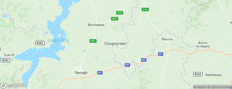 Cloghjordan, Ireland Map