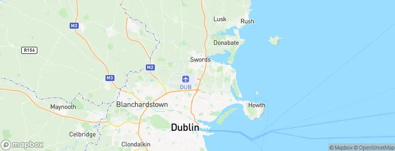 Cloghran, Ireland Map