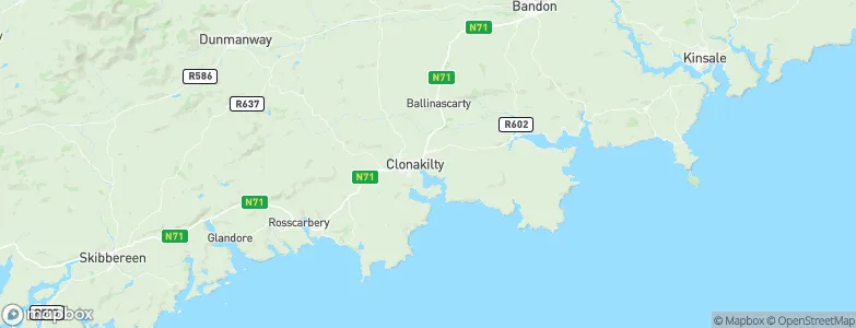 Clonakilty, Ireland Map