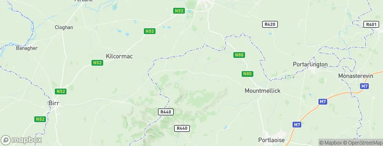 Clonaslee, Ireland Map