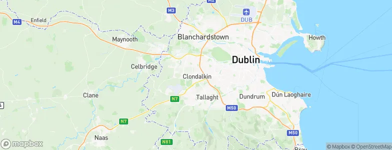 Clondalkin, Ireland Map