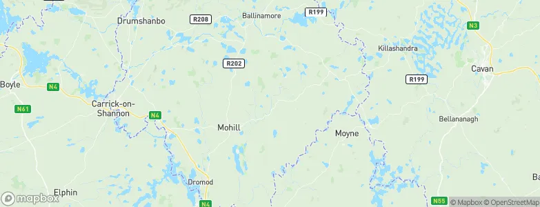 Cloone, Ireland Map