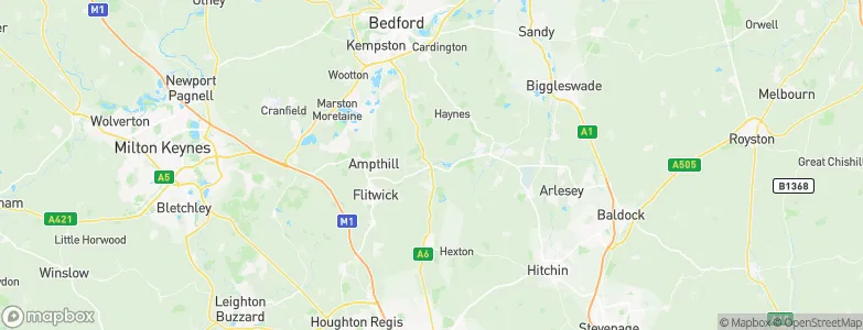 Clophill, United Kingdom Map