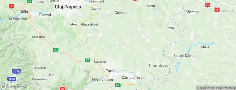 Cluj, Romania Map