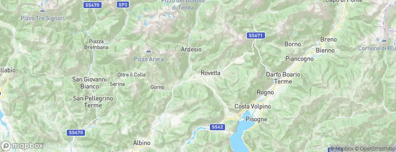 Clusone, Italy Map