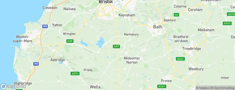 Clutton, United Kingdom Map