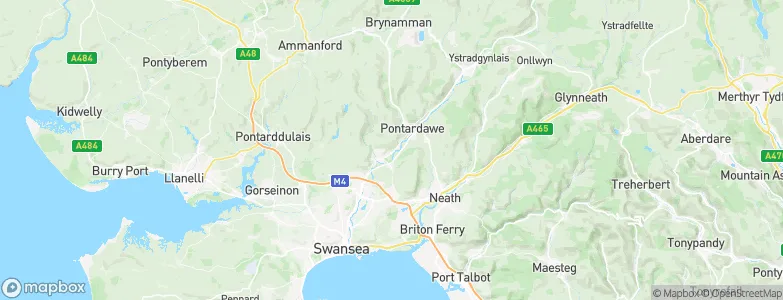 Clydach, United Kingdom Map