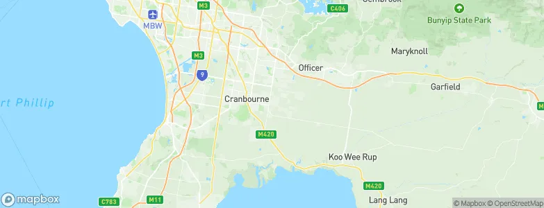 Clyde North, Australia Map