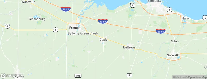 Clyde, United States Map