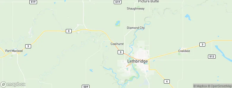 Coalhurst, Canada Map