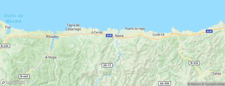Coaña, Spain Map