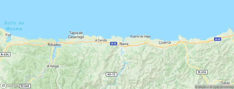Coaña, Spain Map