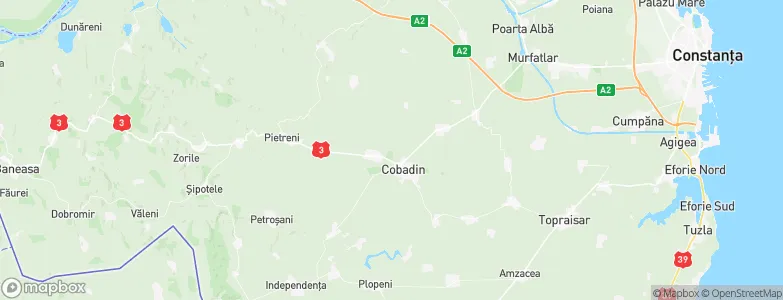 Cobadin, Romania Map