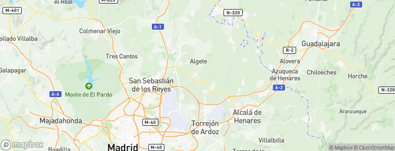 Cobeña, Spain Map
