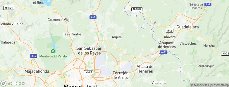 Cobeña, Spain Map