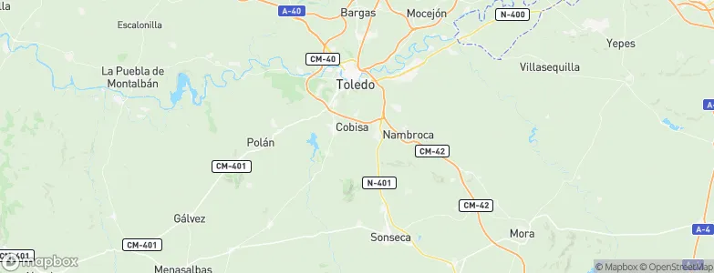 Cobisa, Spain Map