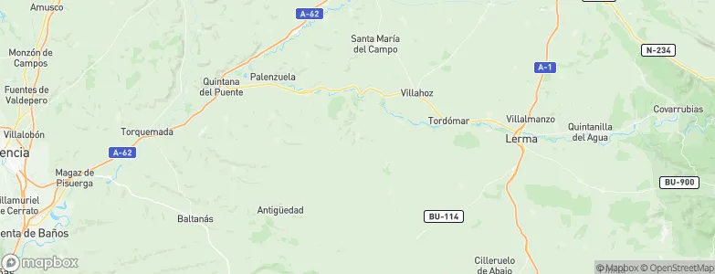 Cobos de Cerrato, Spain Map