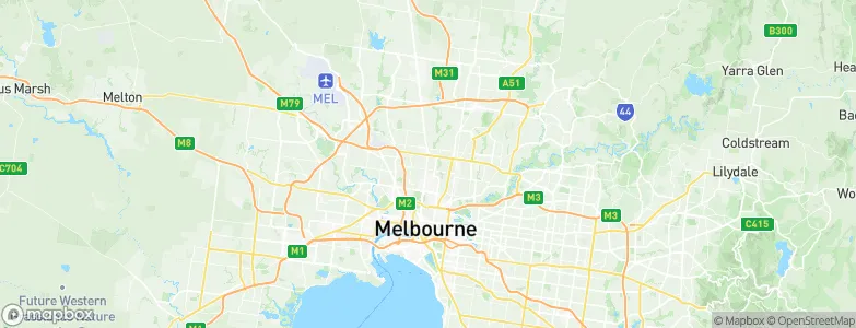 Coburg, Australia Map