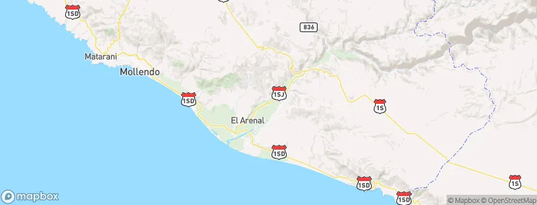 Cocachacra, Peru Map