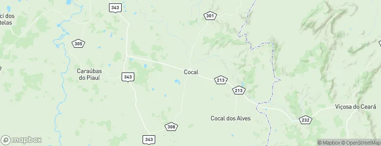 Cocal, Brazil Map