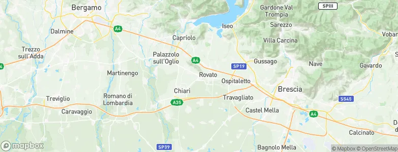 Coccaglio, Italy Map
