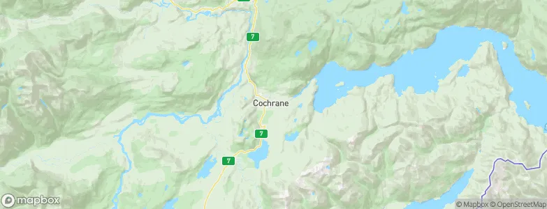 Cochrane, Chile Map