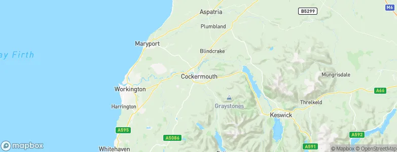 Cockermouth, United Kingdom Map