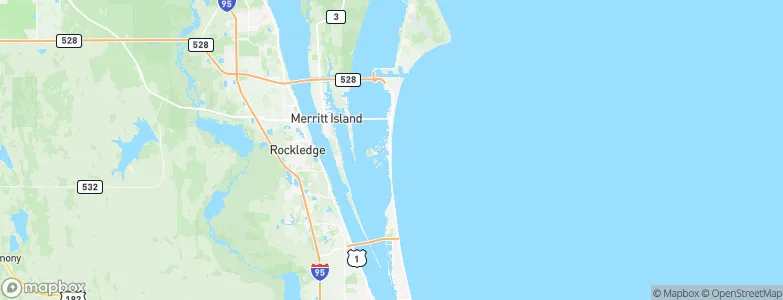 Cocoa Beach, United States Map