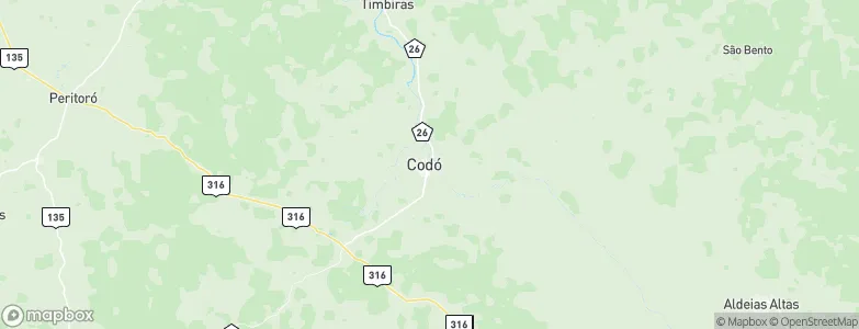 Codó, Brazil Map