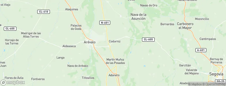 Codorniz, Spain Map