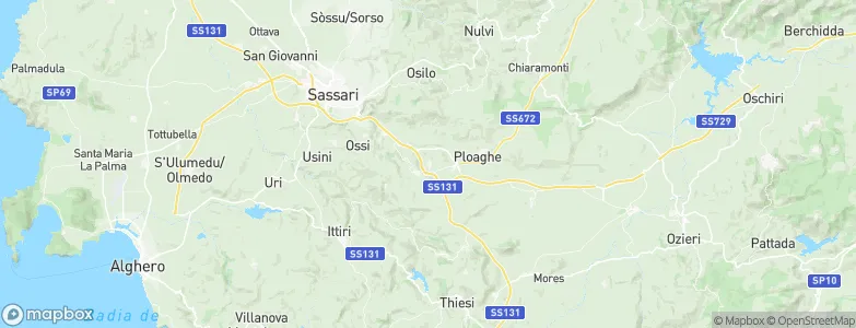 Codrongianos, Italy Map