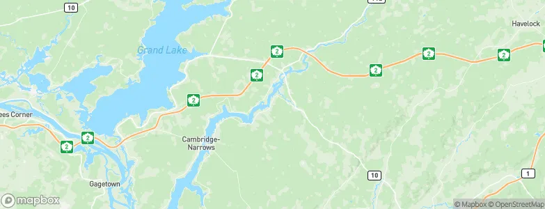 Codys, Canada Map