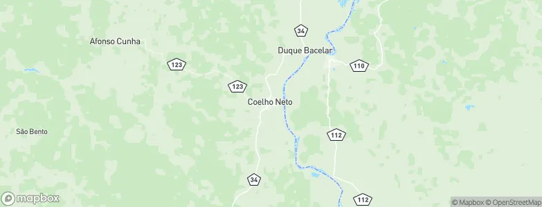 Coelho Neto, Brazil Map