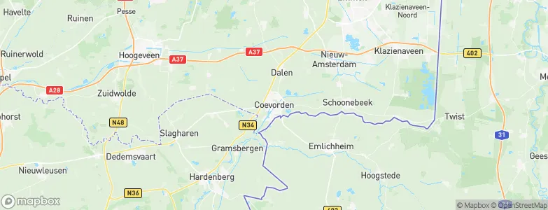 Coevorden, Netherlands Map