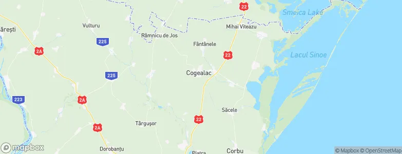 Cogealac, Romania Map