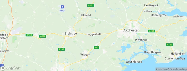 Coggeshall, United Kingdom Map