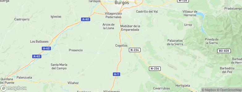 Cogollos, Spain Map