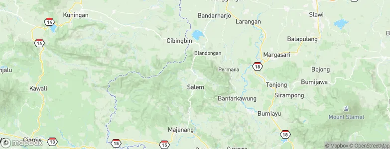 Cogreg, Indonesia Map