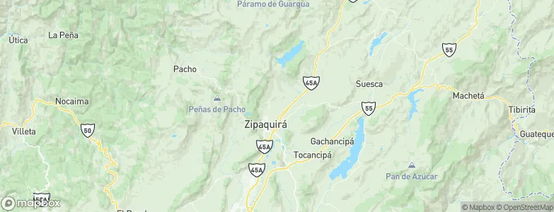 Cogua, Colombia Map