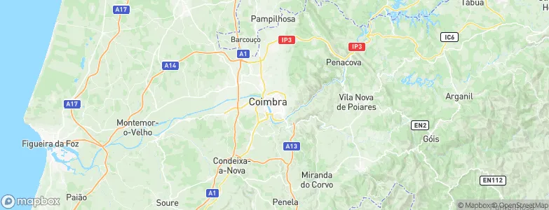 Coimbra (Sé Nova), Portugal Map