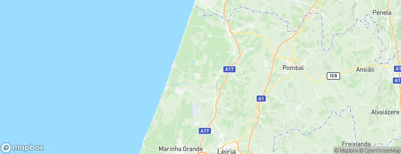 Coimbrão, Portugal Map