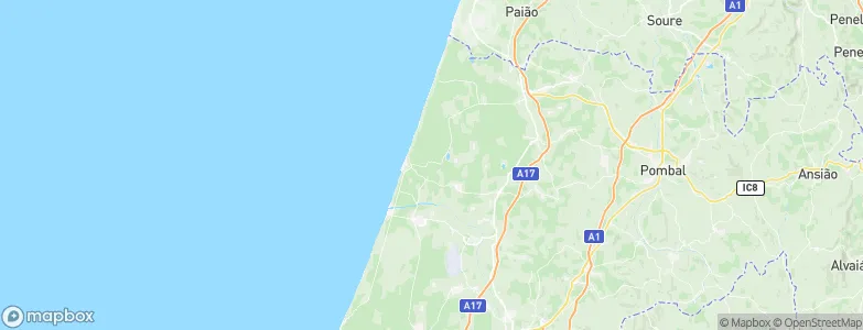 Coimbrão, Portugal Map