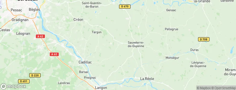 Coirac, France Map