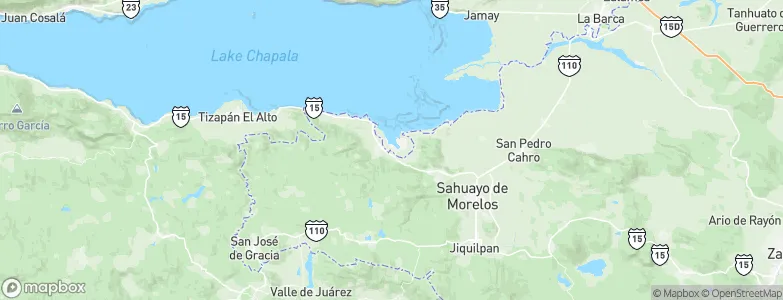 Cojumatlán de Régules, Mexico Map