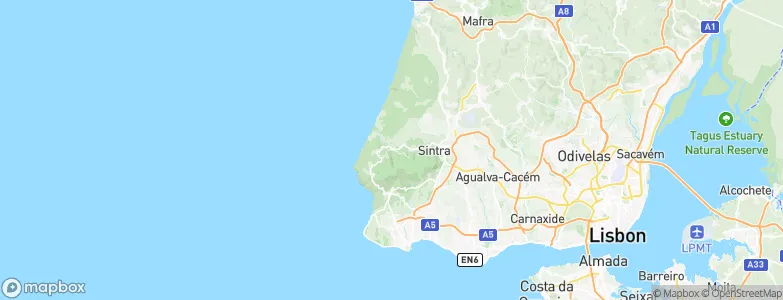 Colares, Portugal Map