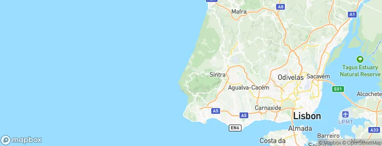 Colares, Portugal Map