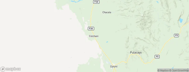 Colchani, Bolivia Map