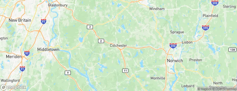 Colchester, United States Map